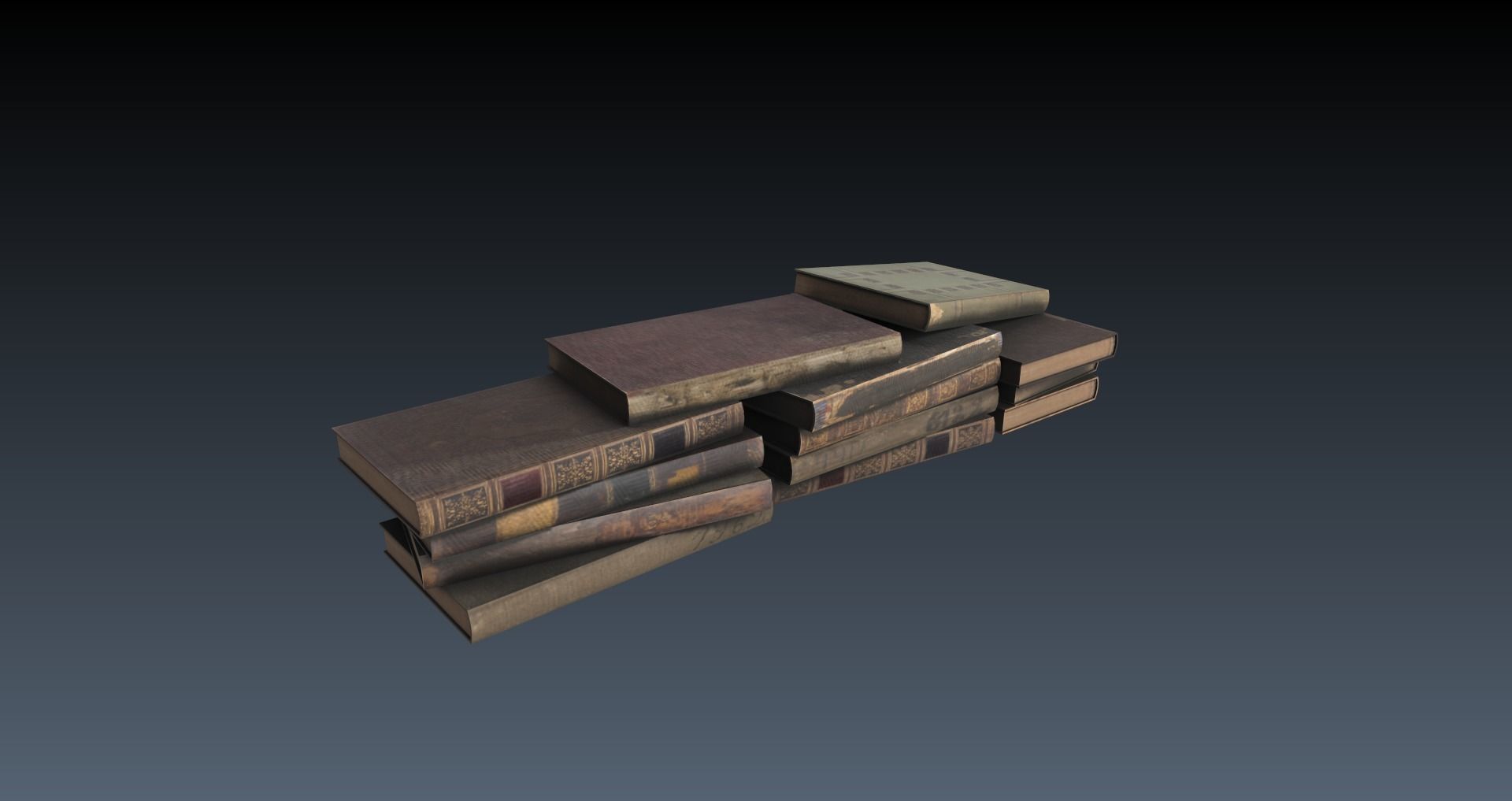 Low-Poly Horror Attic Pack Low-poly 3D model_6