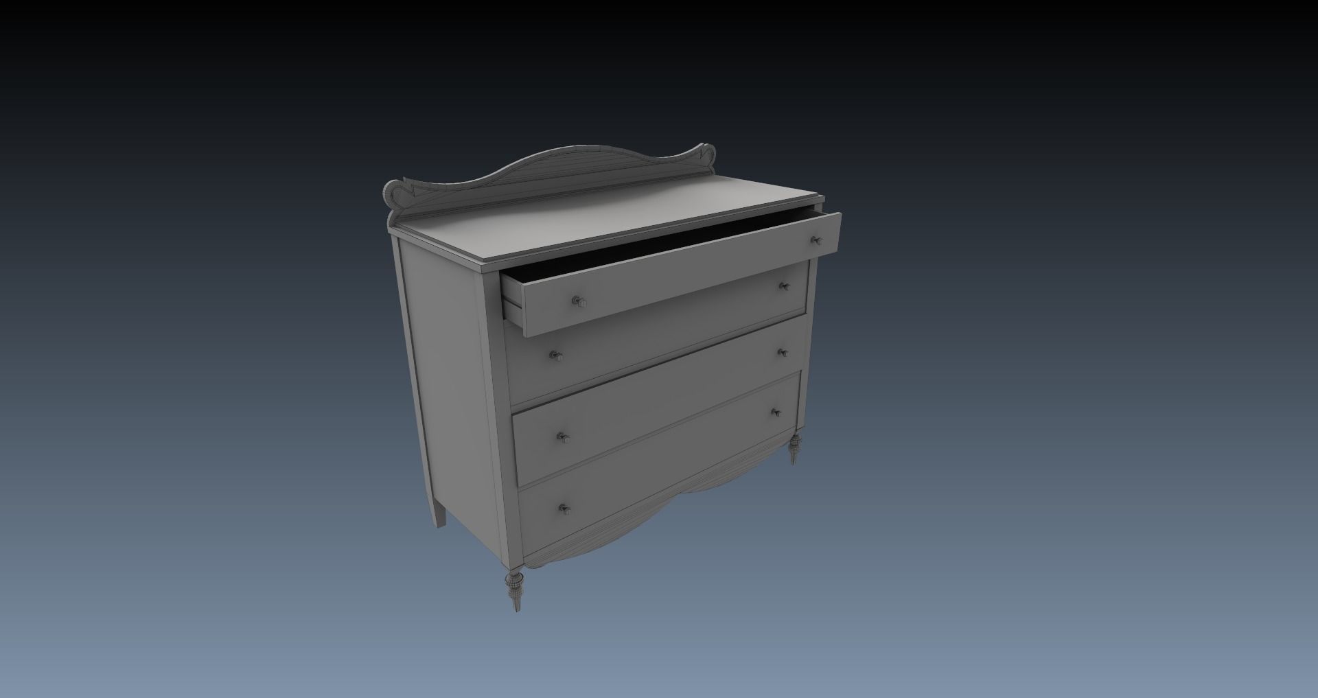 Low-Poly Horror Attic Pack Low-poly 3D model_22