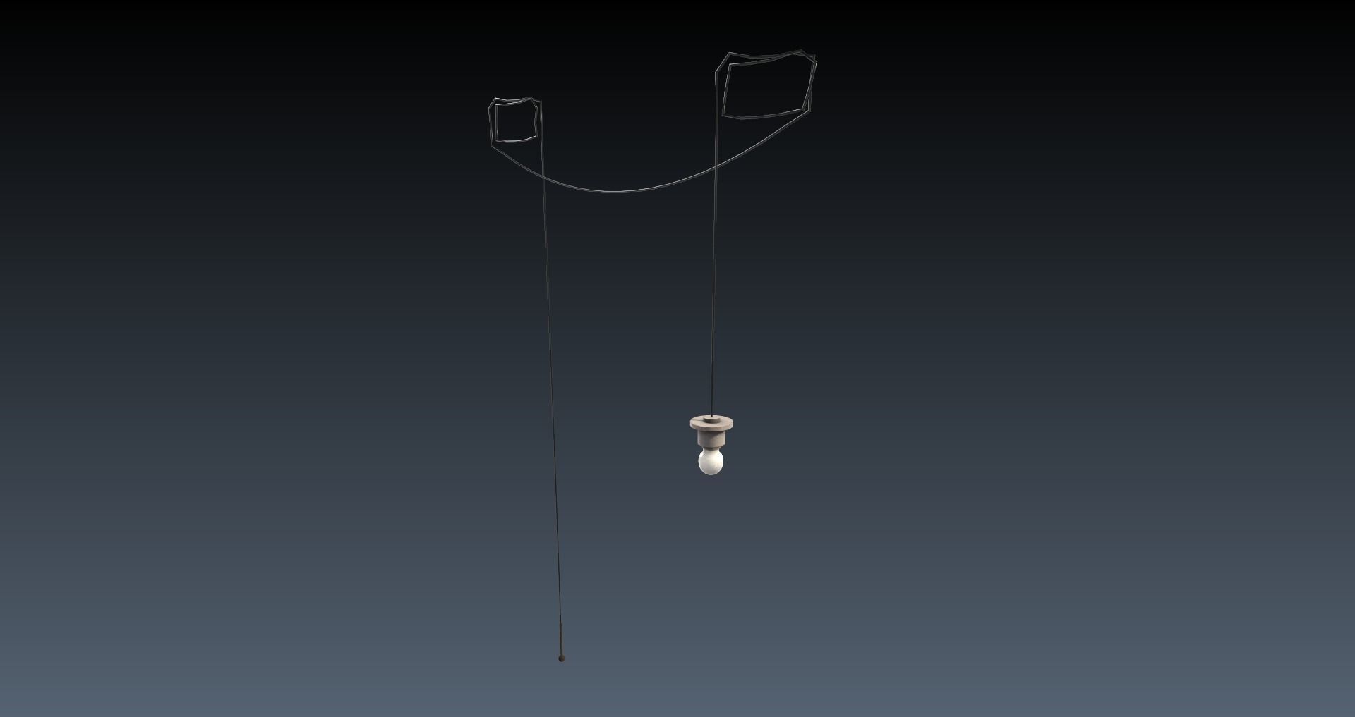 Low-Poly Horror Attic Pack Low-poly 3D model_36