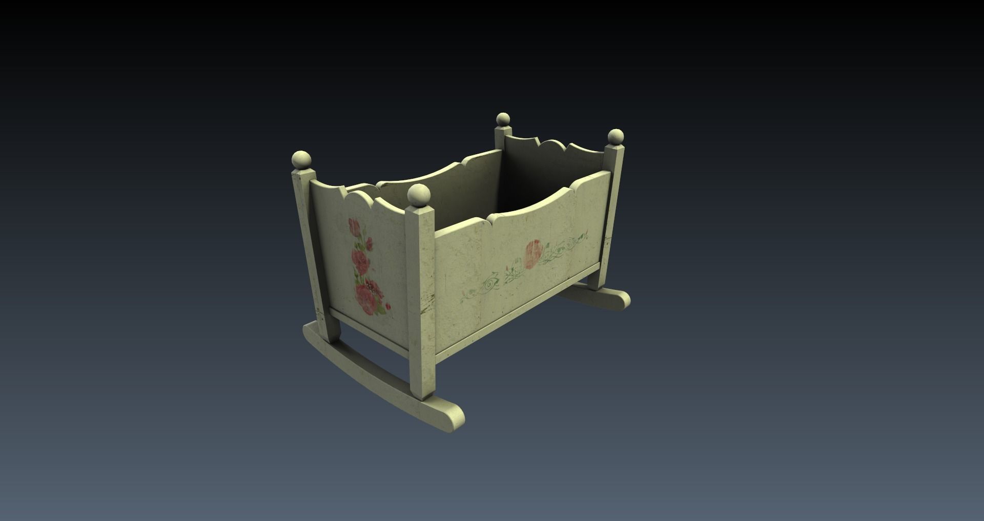 Low-Poly Horror Attic Pack Low-poly 3D model_24