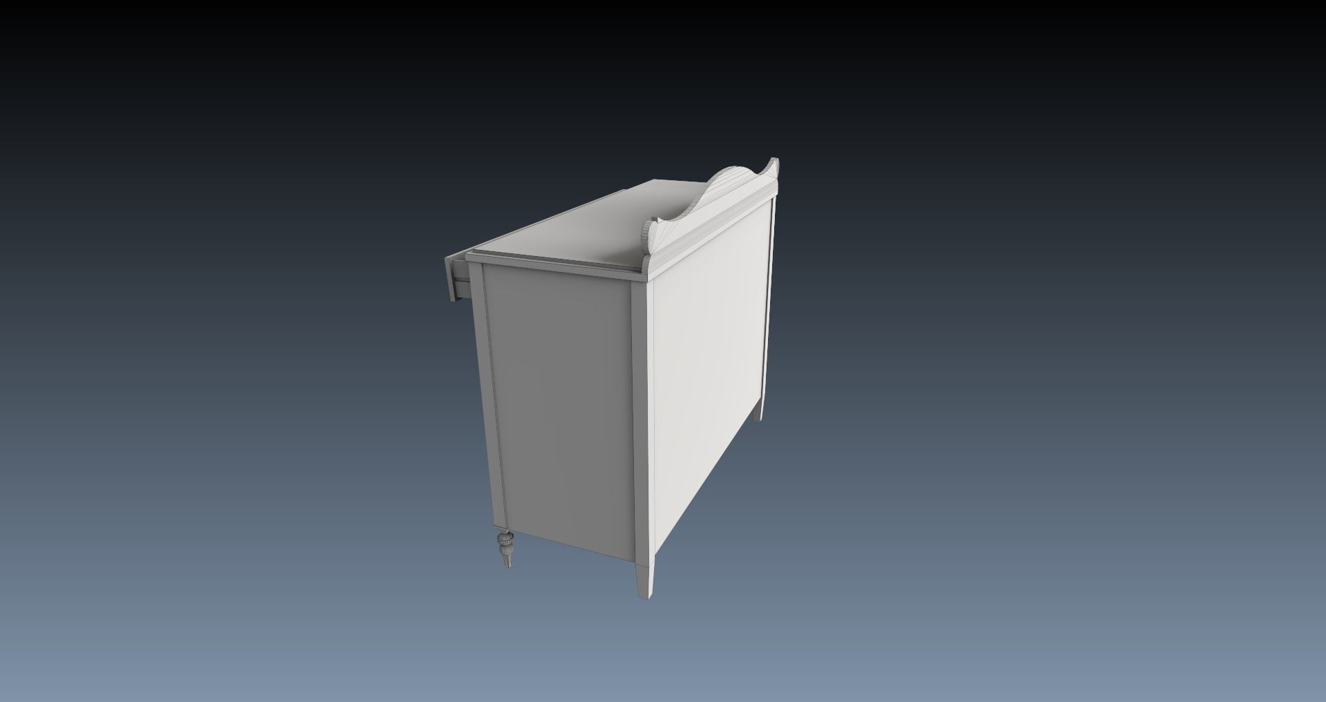 Low-Poly Horror Attic Pack Low-poly 3D model_23