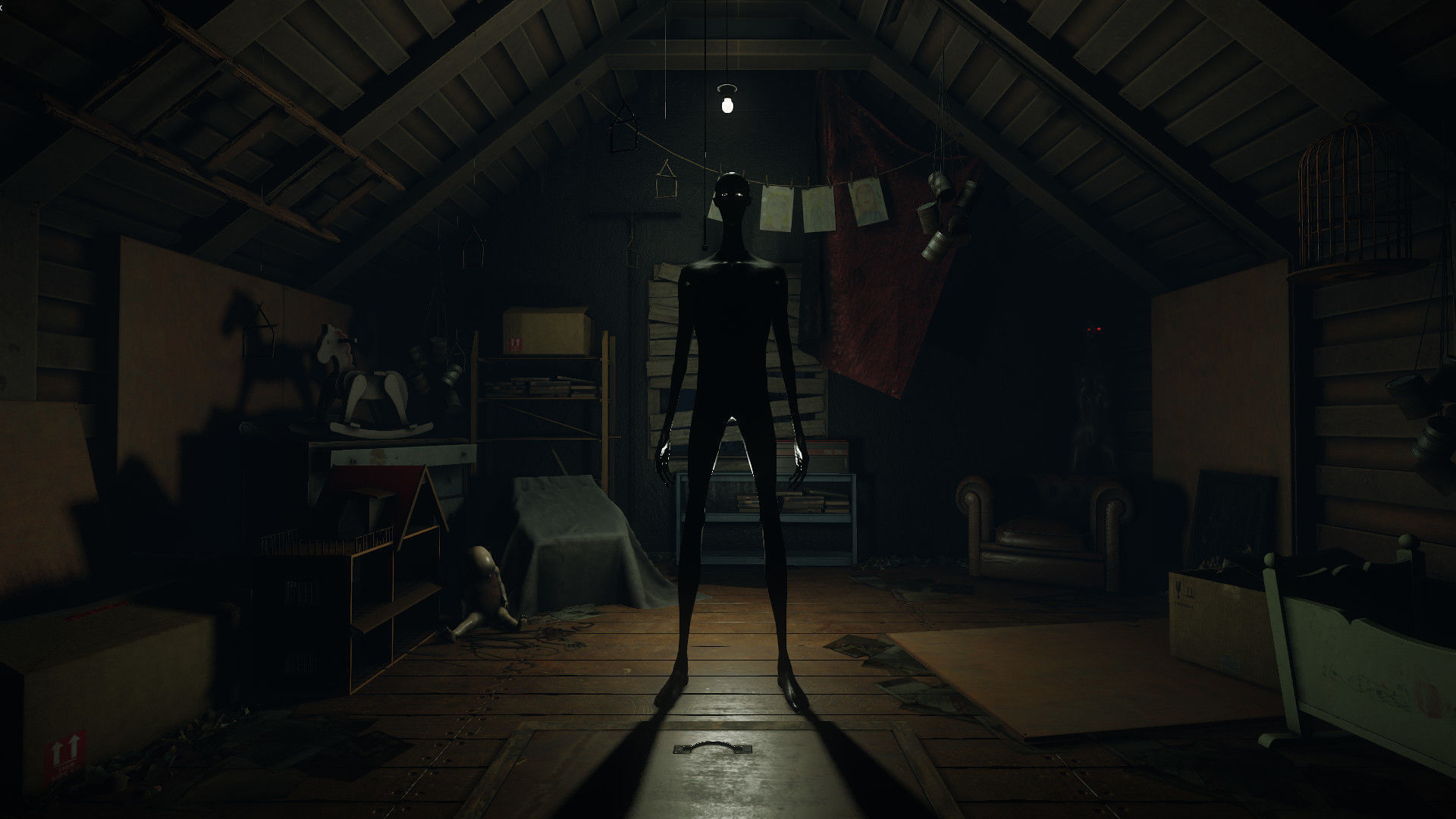 Low-Poly Horror Attic Pack Low-poly 3D model_1