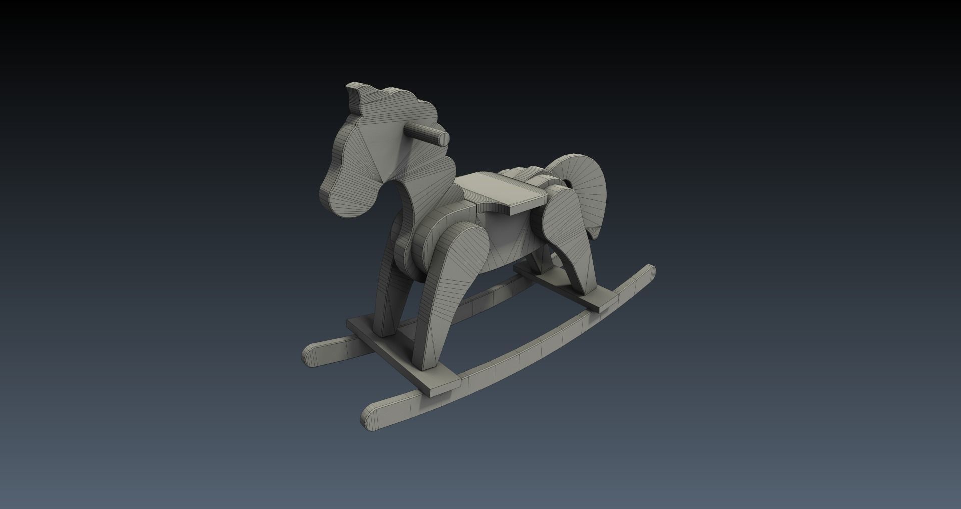 Low-Poly Horror Attic Pack Low-poly 3D model_49