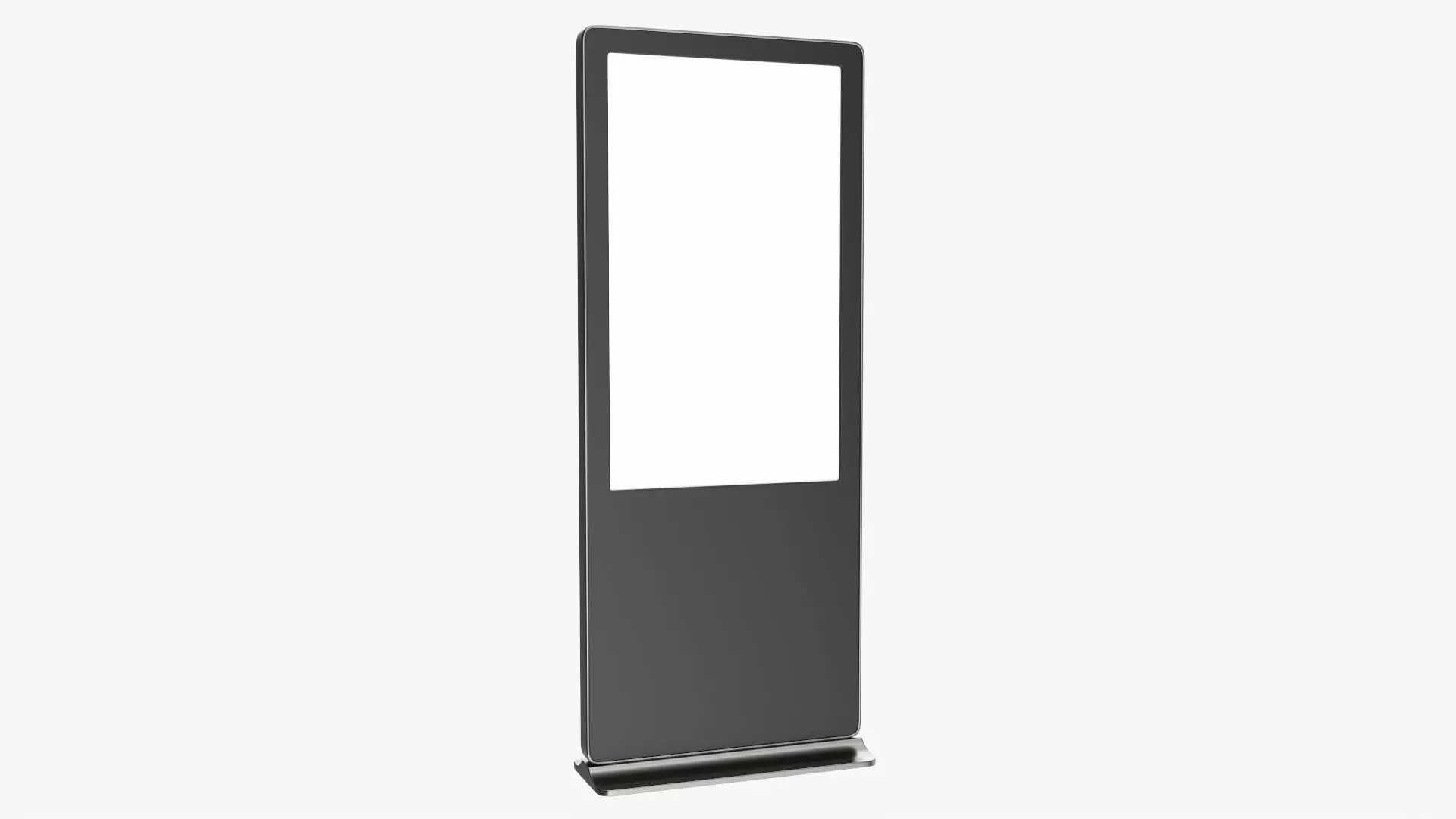 Advertising display LCD mockup 3D model_0