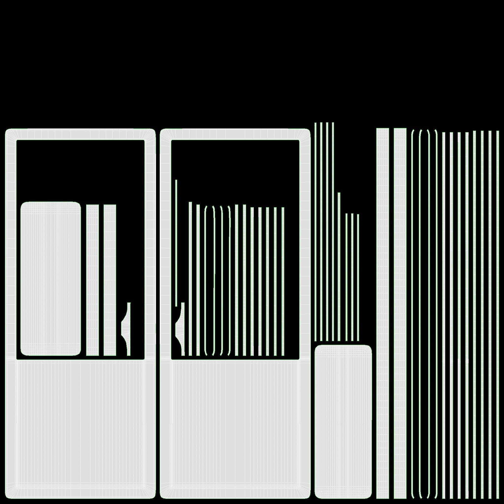 Advertising display LCD mockup 3D model_12