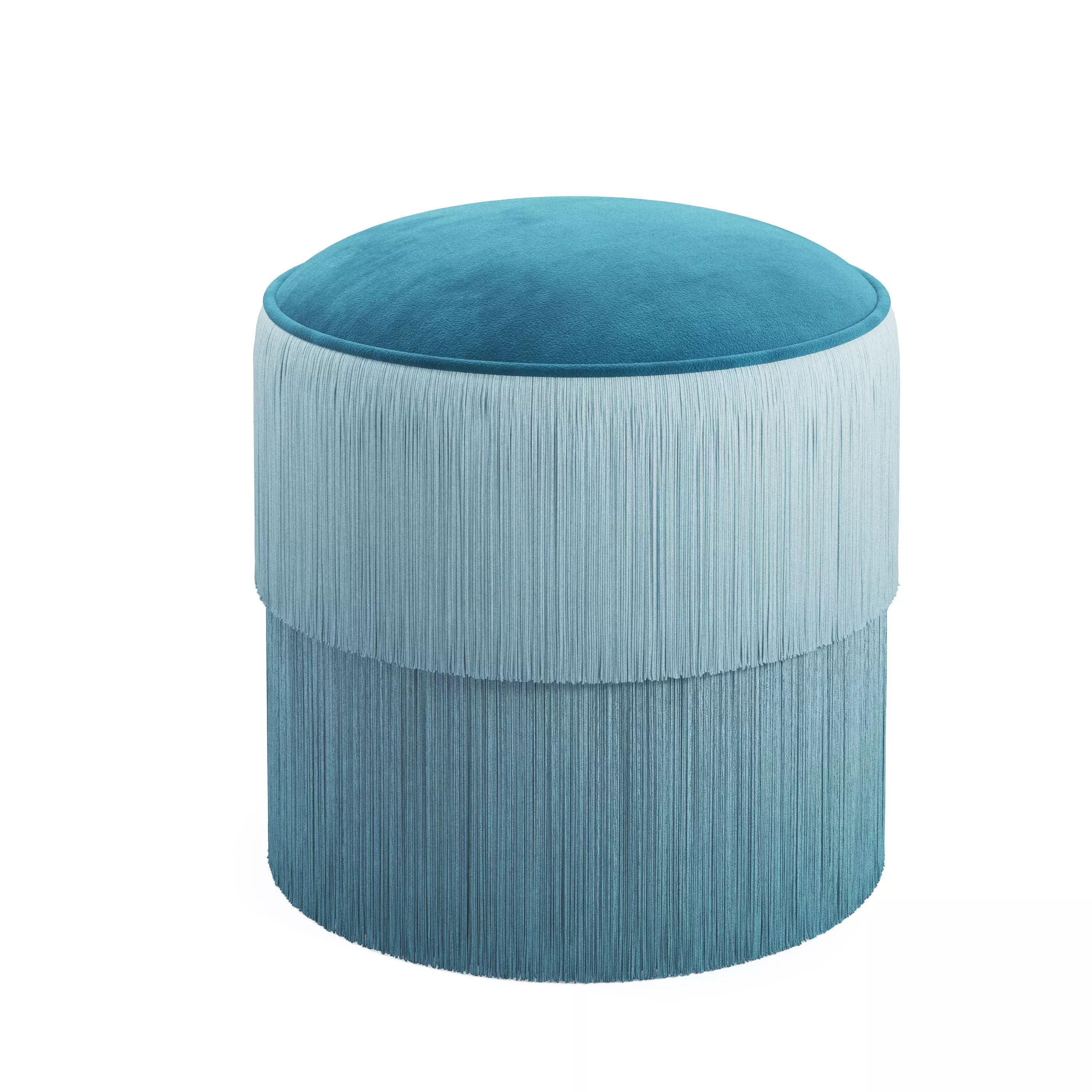 Fringes Ottoman 3D model_0