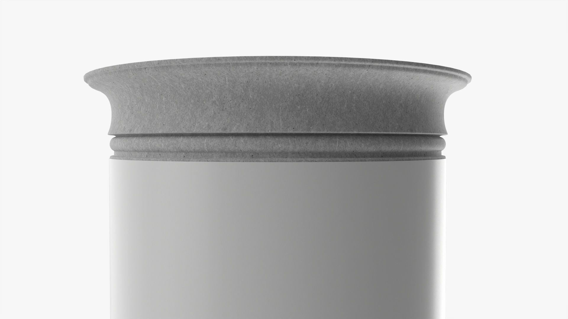 Advertising poster column mockup 3D model_1