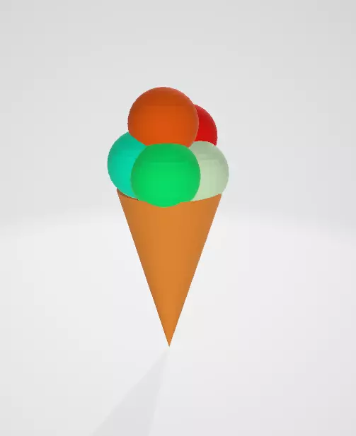 Polygon Icream Free 3D model_0
