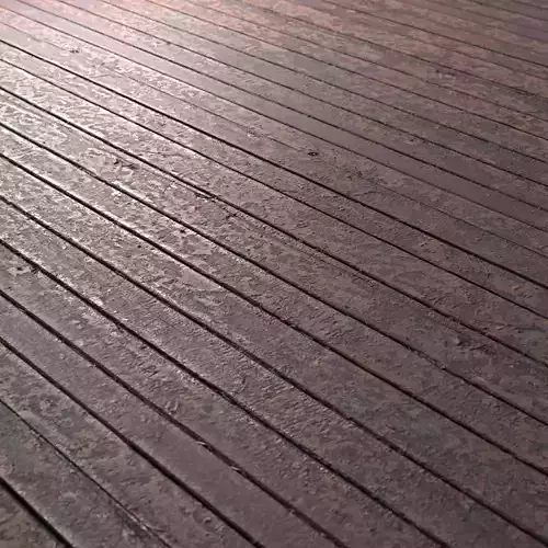Old Wood Floor Tile PBR Material 4K Texture