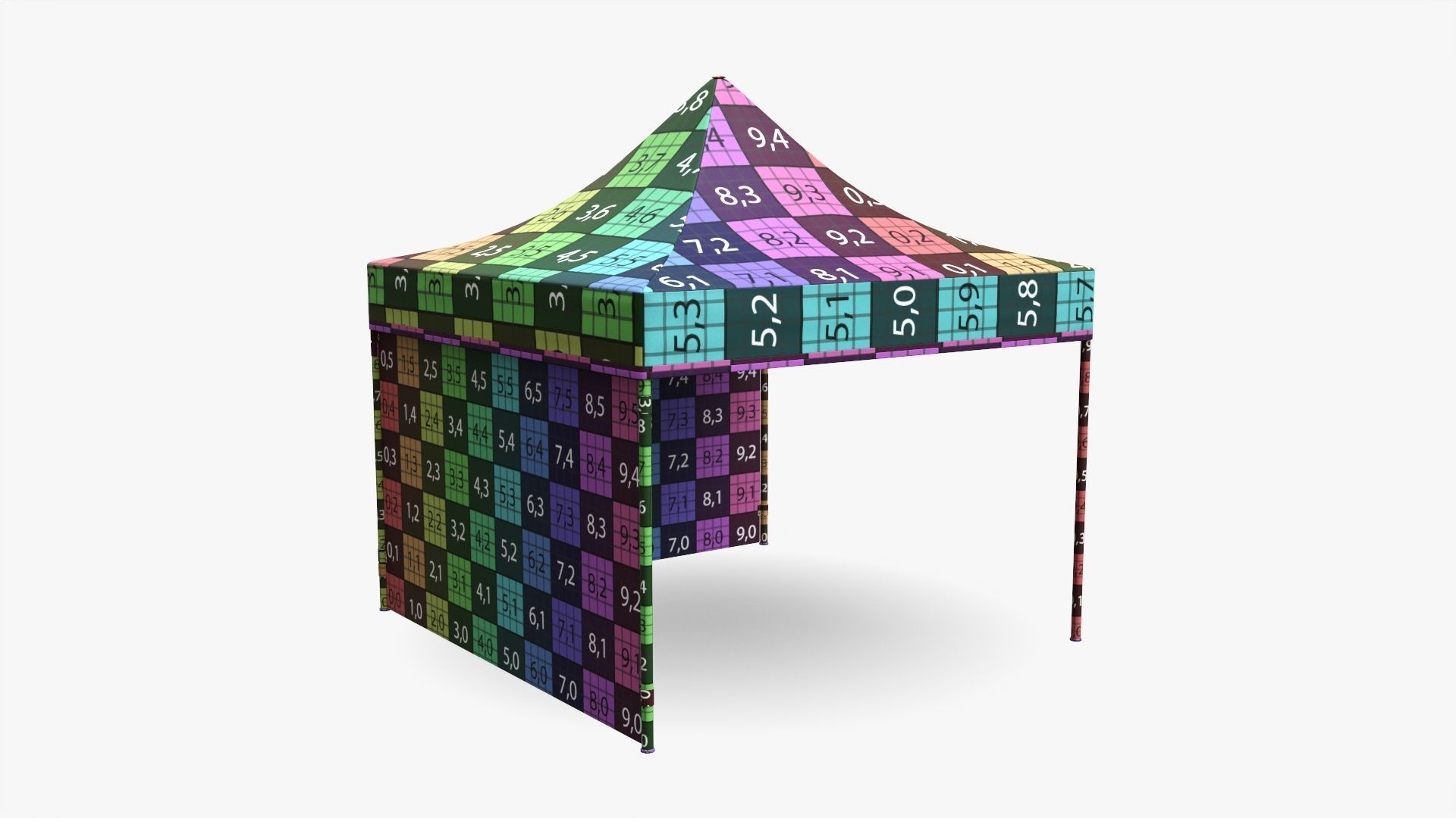 Display tent mockup 02 3D model_13