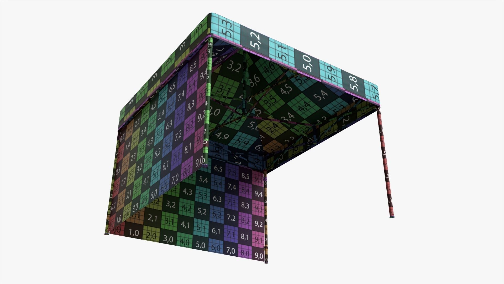 Display tent mockup 02 3D model_15