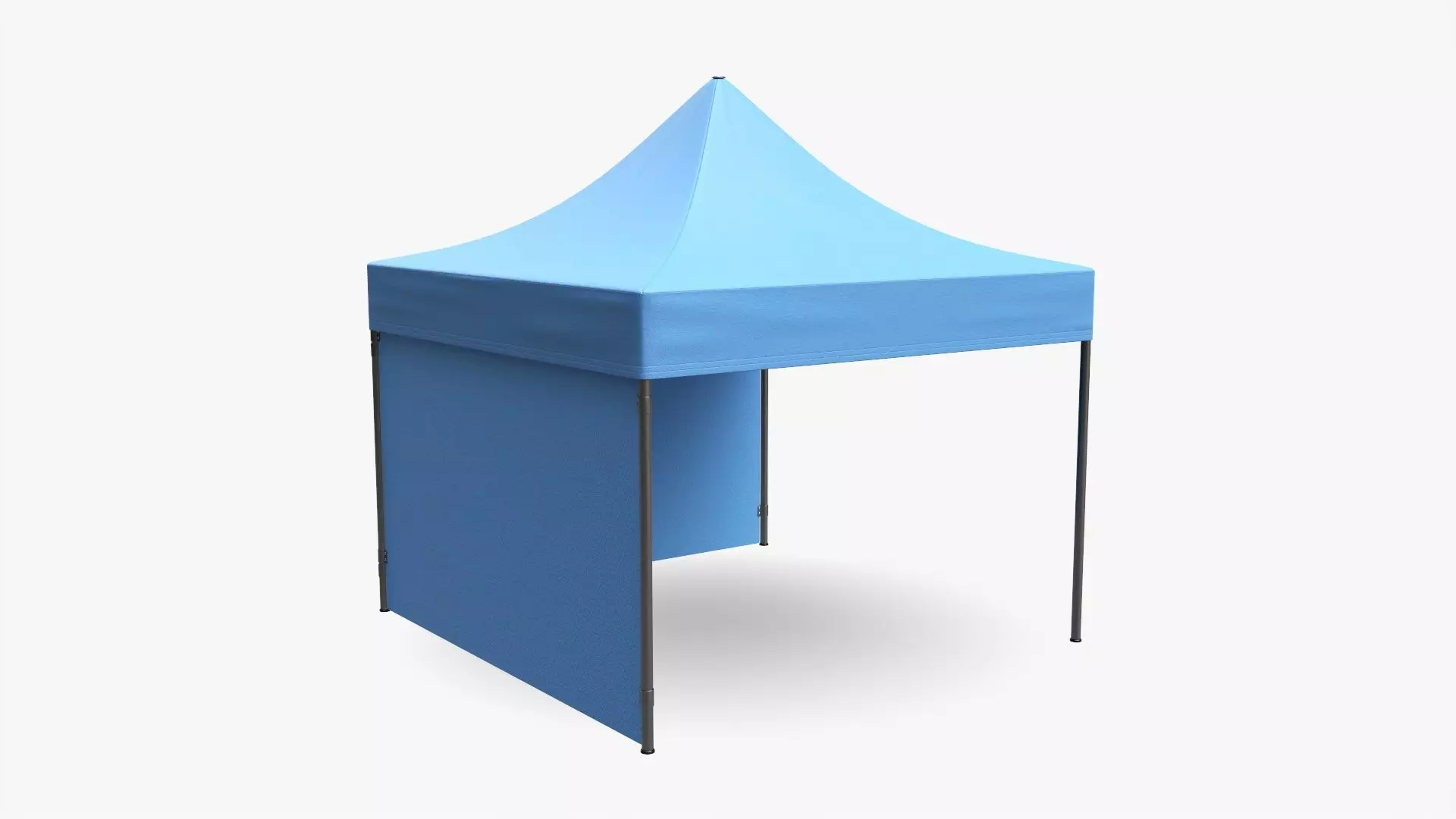 Display tent mockup 02 3D model_0