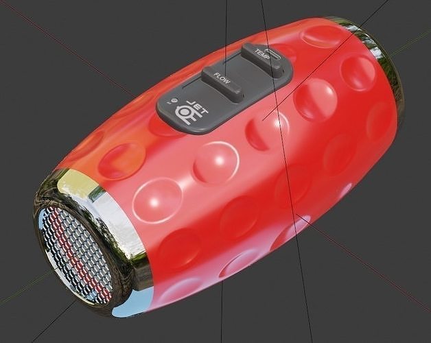 JET Hairdryer 3D model