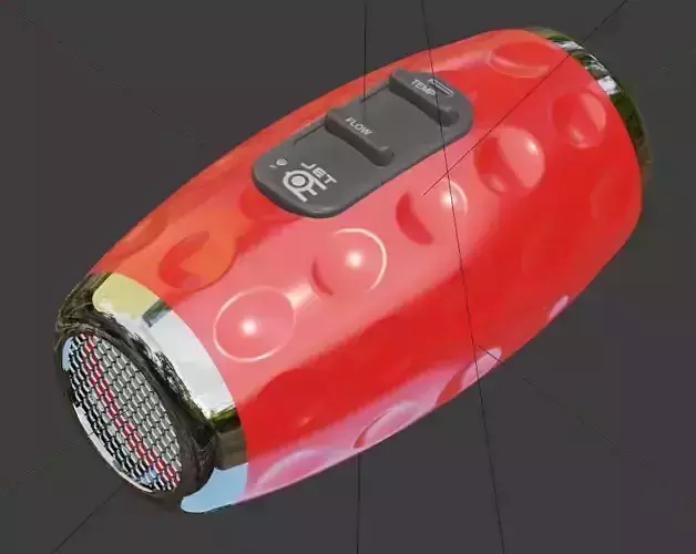 JET Hairdryer 3D model