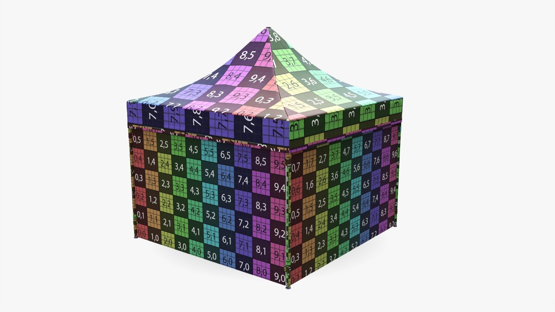 Display tent mockup 04 3D model_17