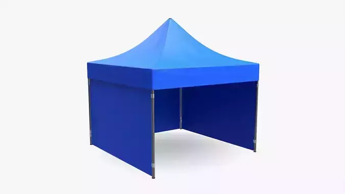 Display tent mockup 04 3D model