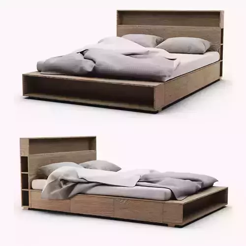 Tall Bookshelf Drawer Bed