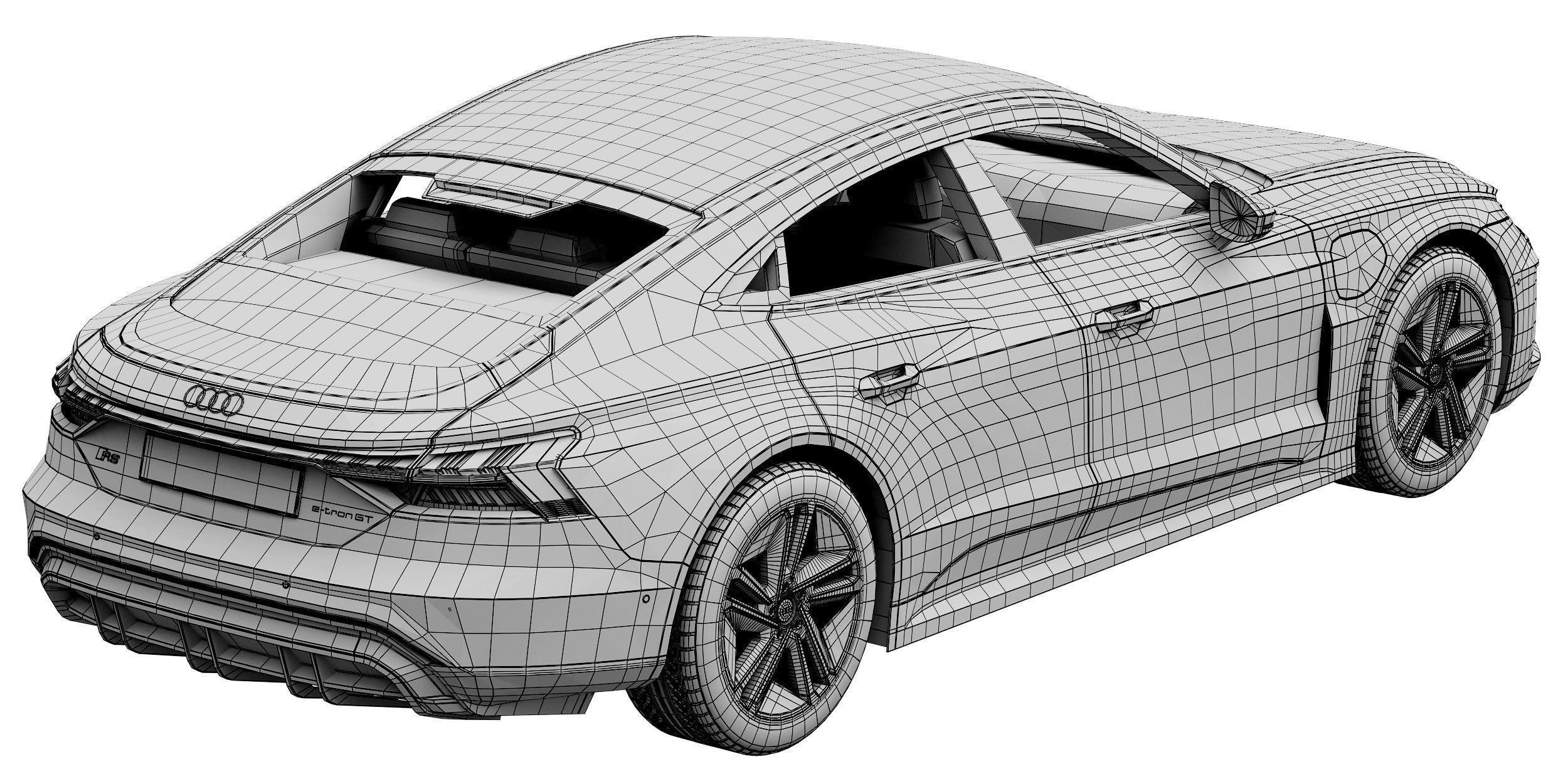 Audi RS e-tron GT 3D model_17