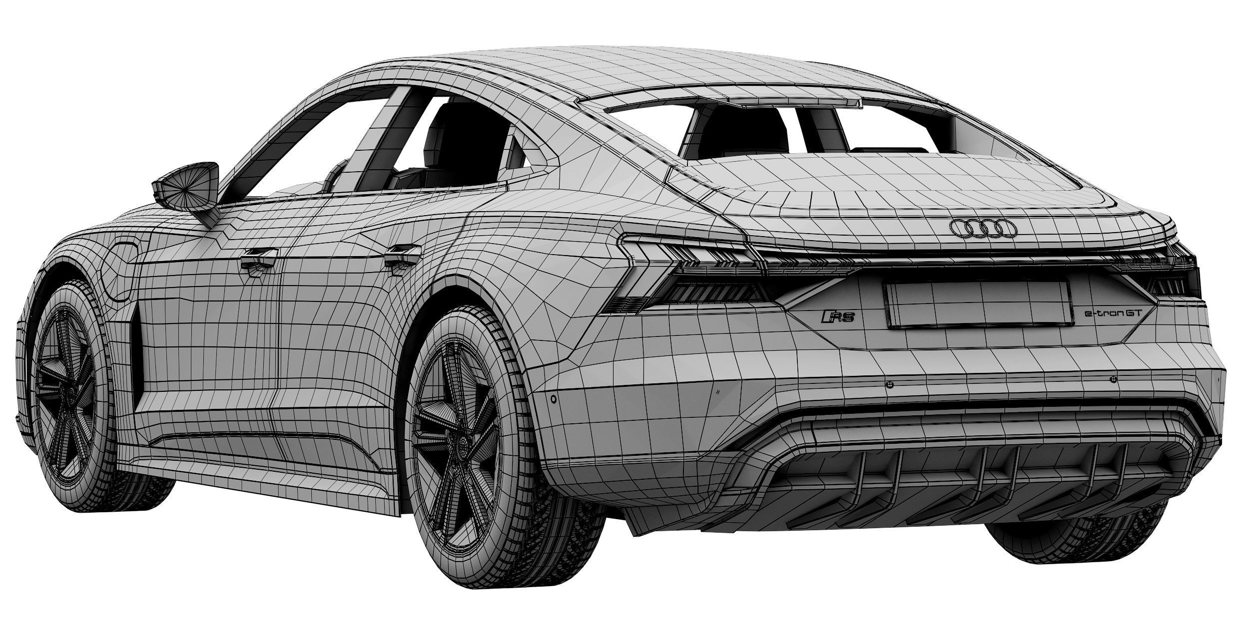 Audi RS e-tron GT 3D model_15