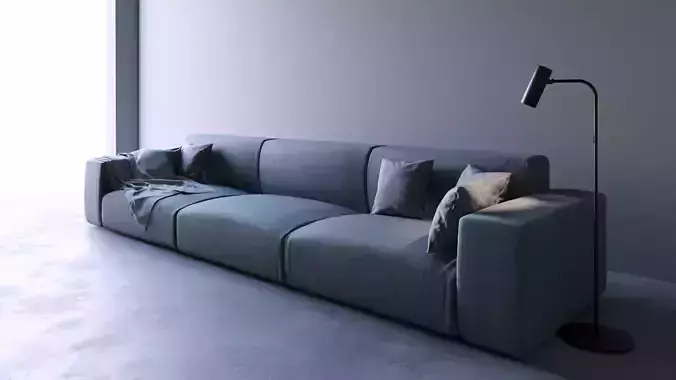 Modern sofa for archviz