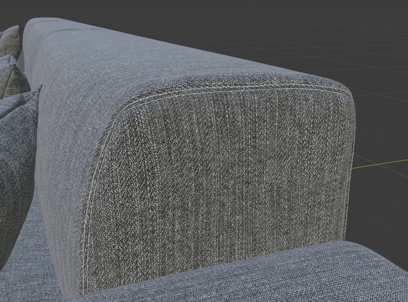 Modern sofa for archviz Free 3D model_15