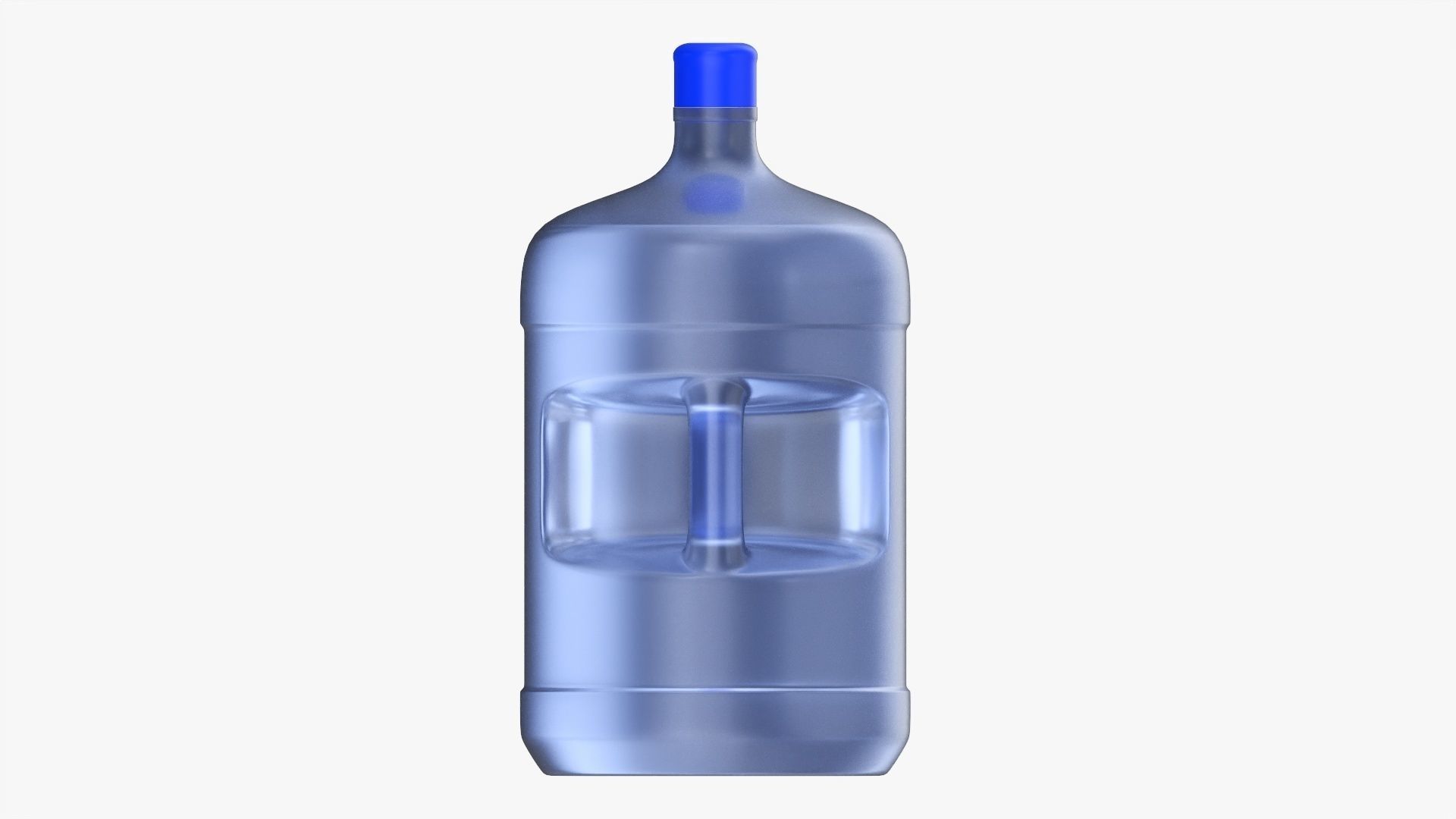 Drinking water bottle large 3D model_4