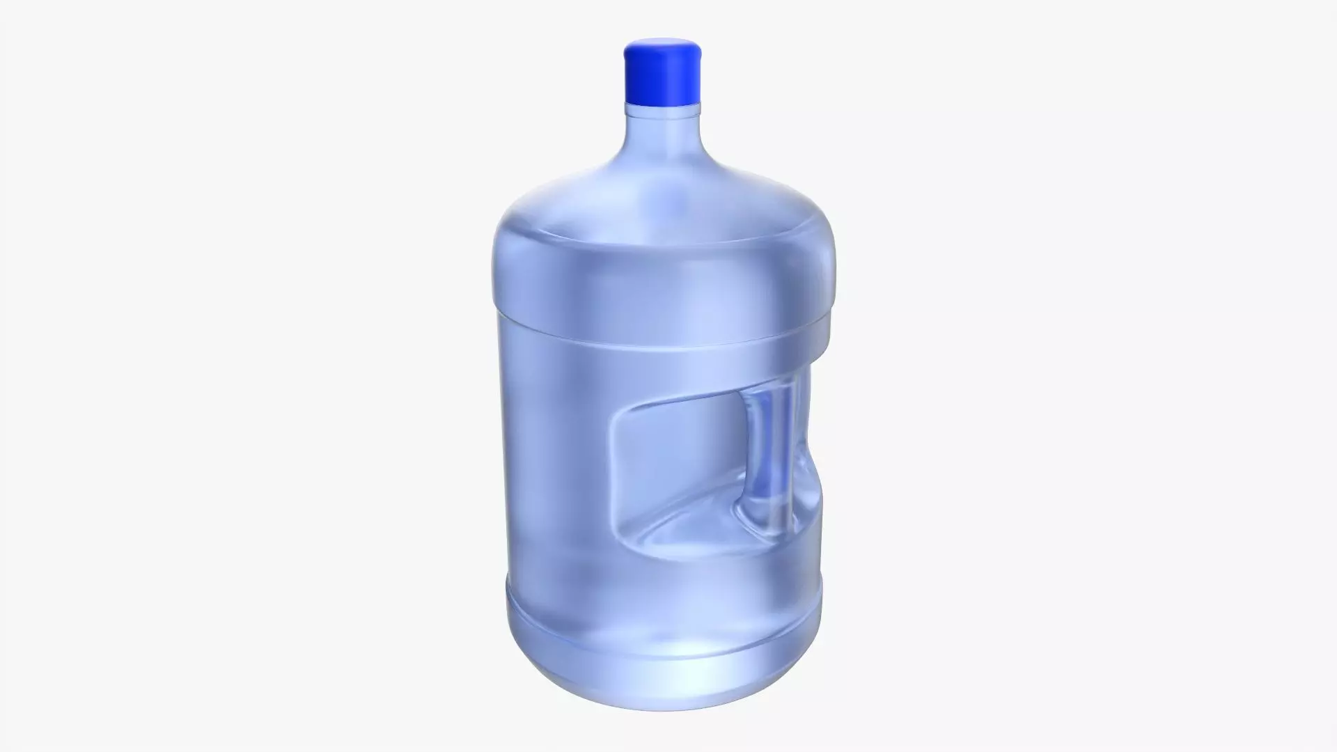 Drinking water bottle large 3D model_0