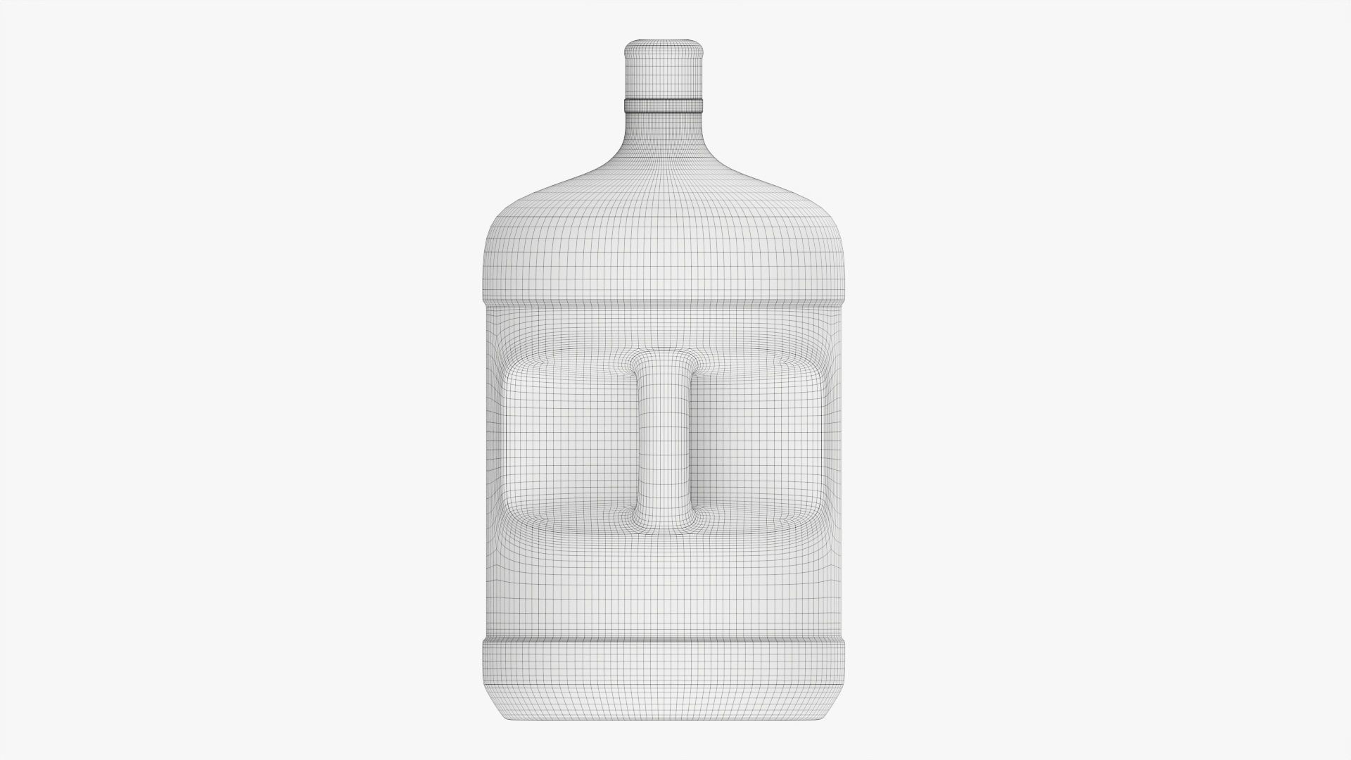 Drinking water bottle large 3D model_8