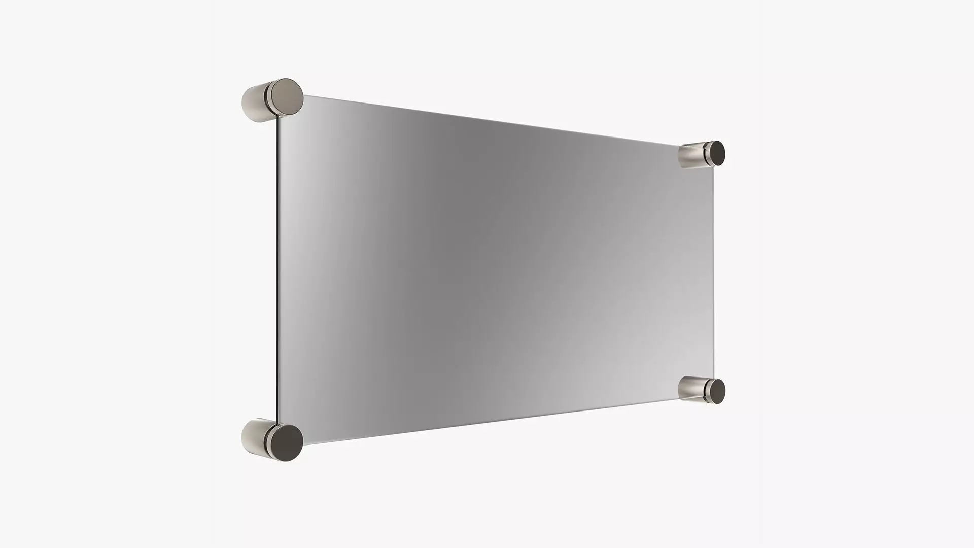 Nameplate logo signage mockup 02 3D model_0