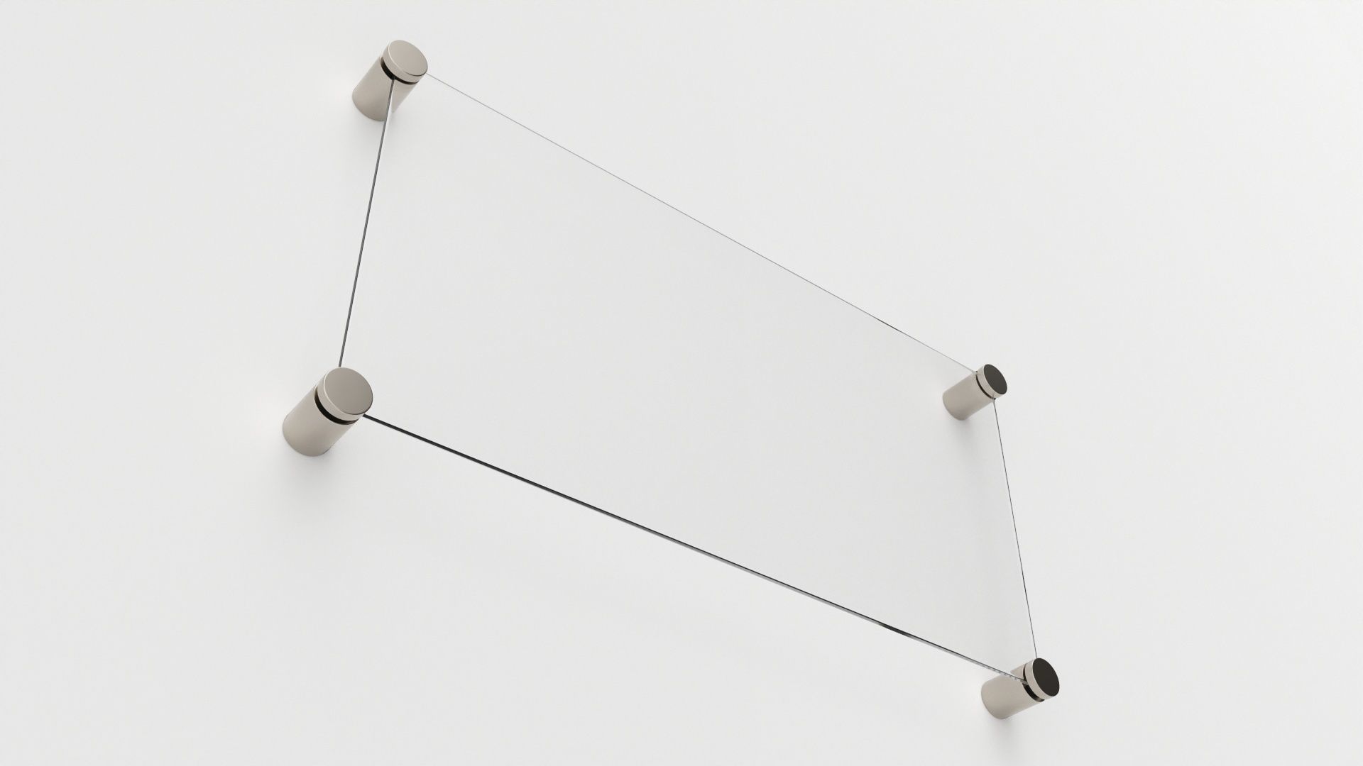 Nameplate logo signage mockup 02 3D model_3