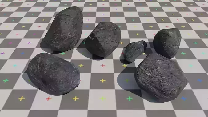 Rock Pack 3D Model
