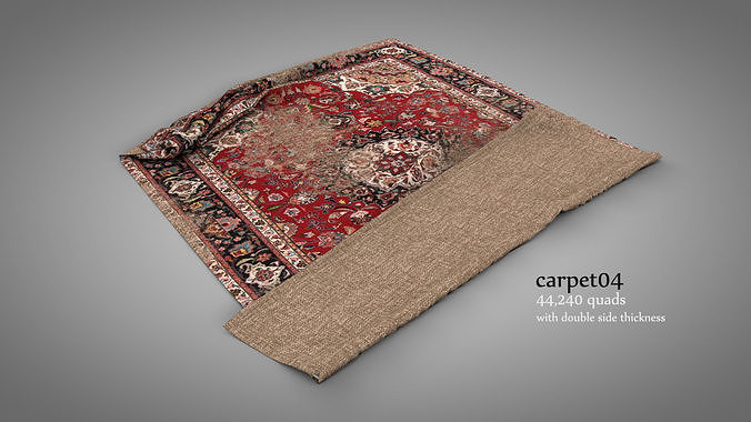 Old Rugs and Carpets 3D model 5