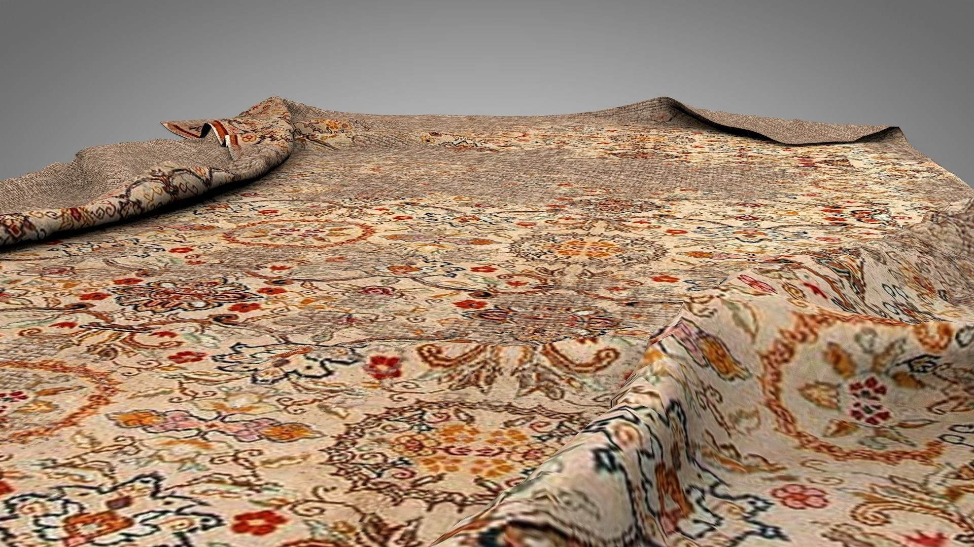 Old Rugs and Carpets 3D model_14