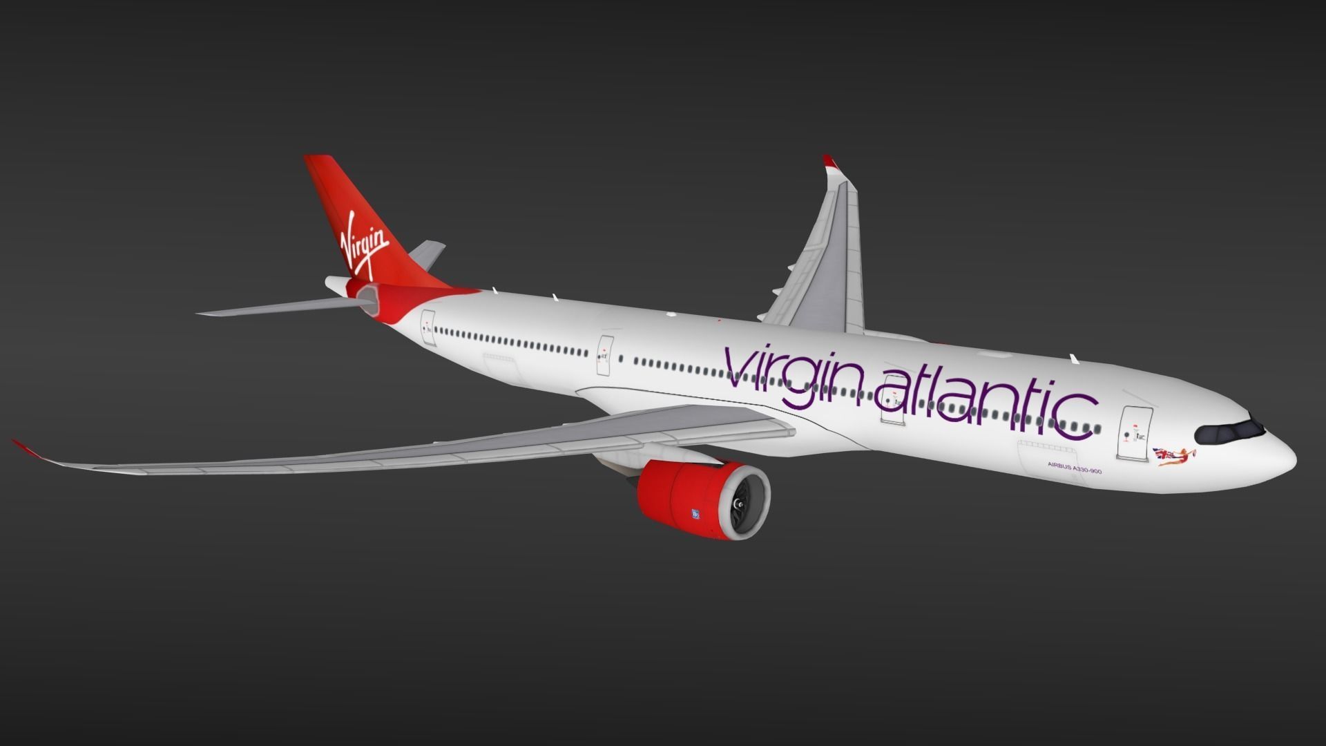 Airbus A330-900neo 3D Model 3D model_11