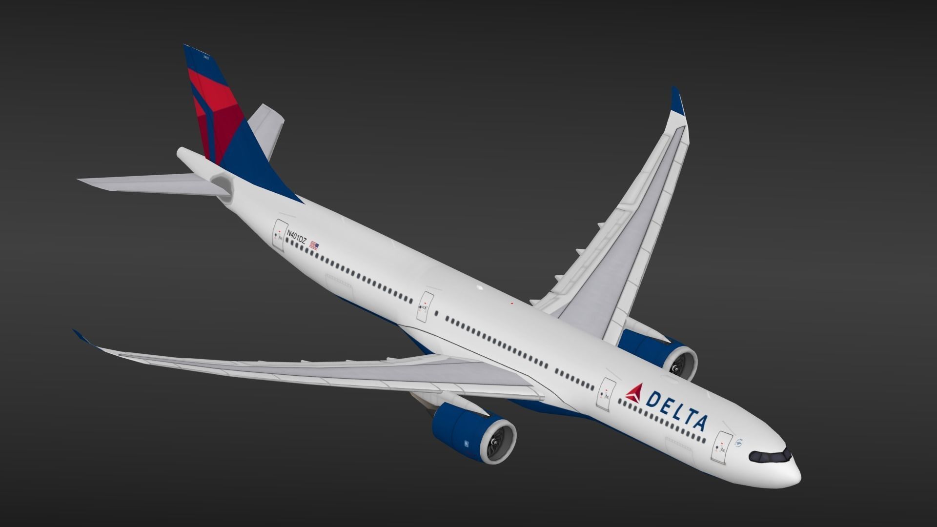 Airbus A330-900neo 3D Model 3D model_6