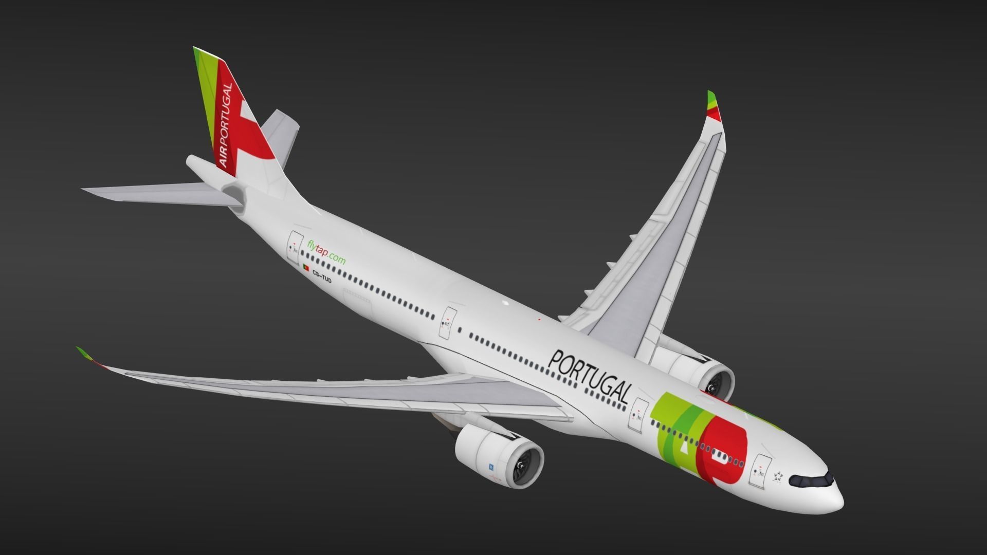 Airbus A330-900neo 3D Model 3D model_7