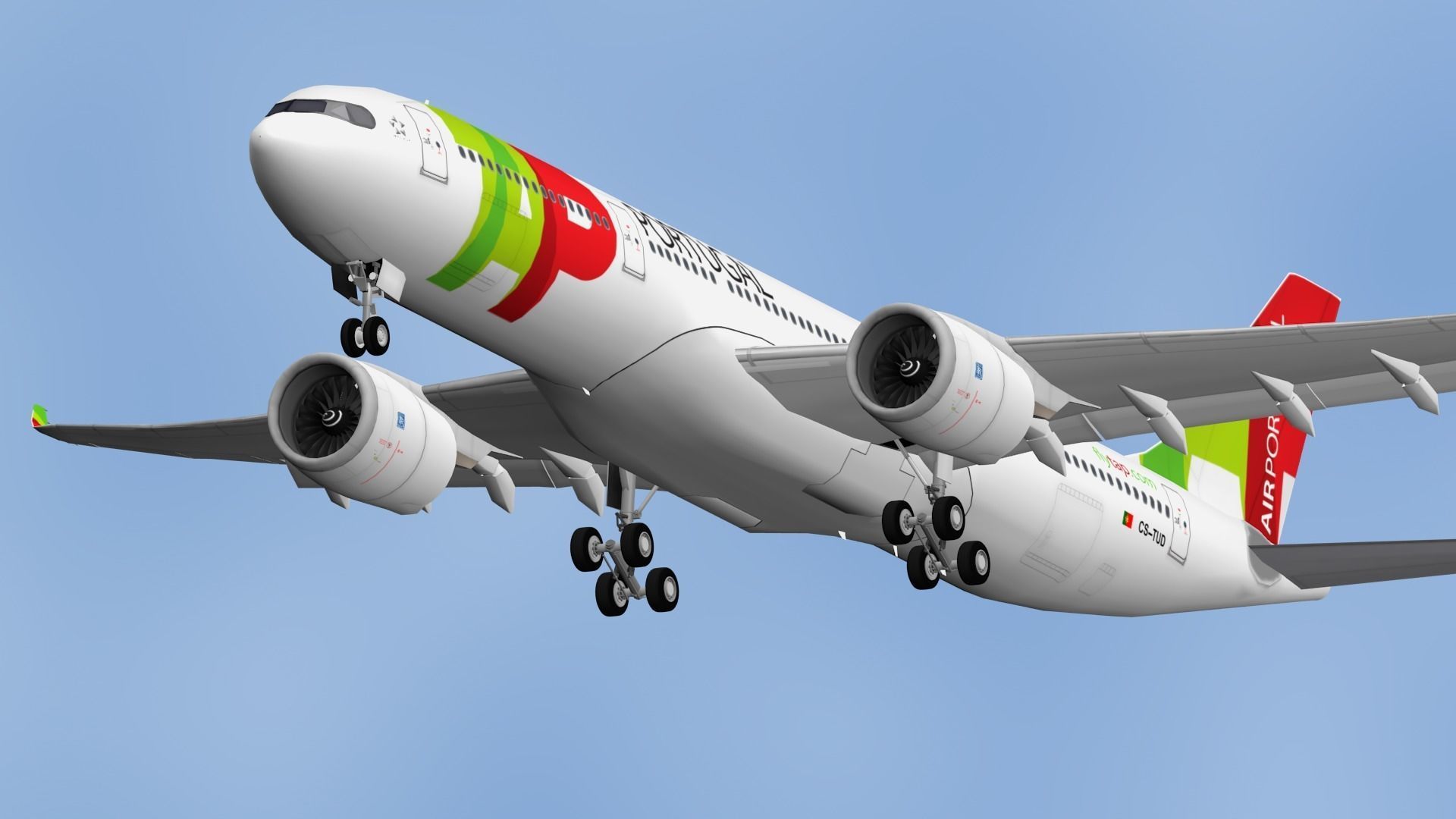Airbus A330-900neo 3D Model 3D model_16