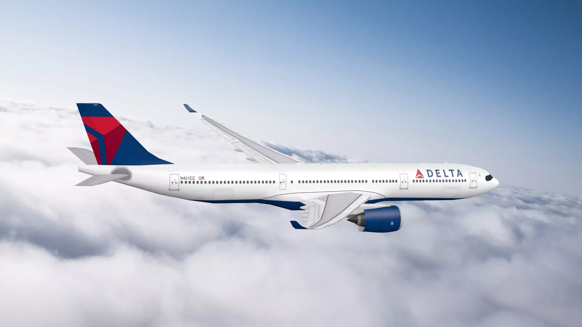 Airbus A330-900neo 3D Model 3D model_0