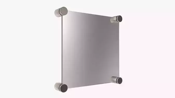 Nameplate logo signage mockup 04