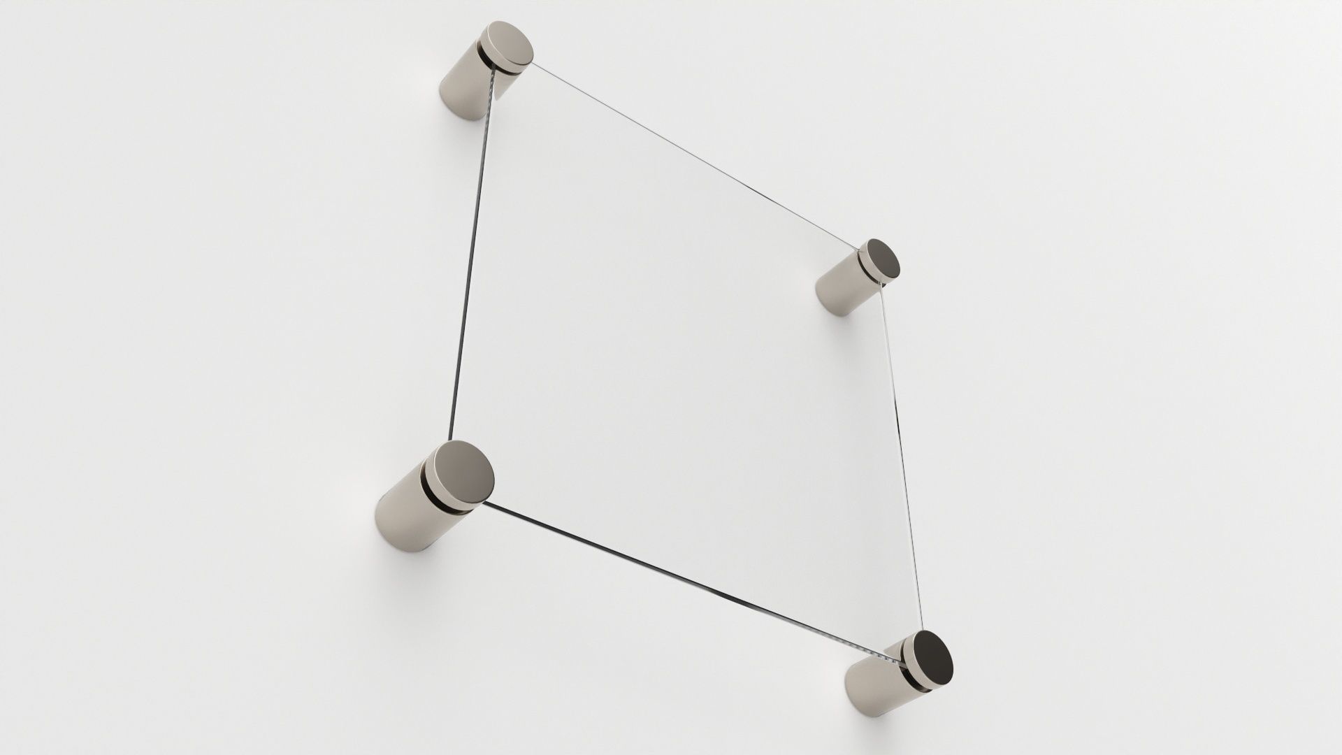 Nameplate logo signage mockup 04 3D model_3