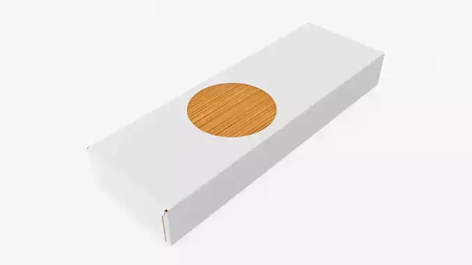 Spaghetti pasta in carboard box 01