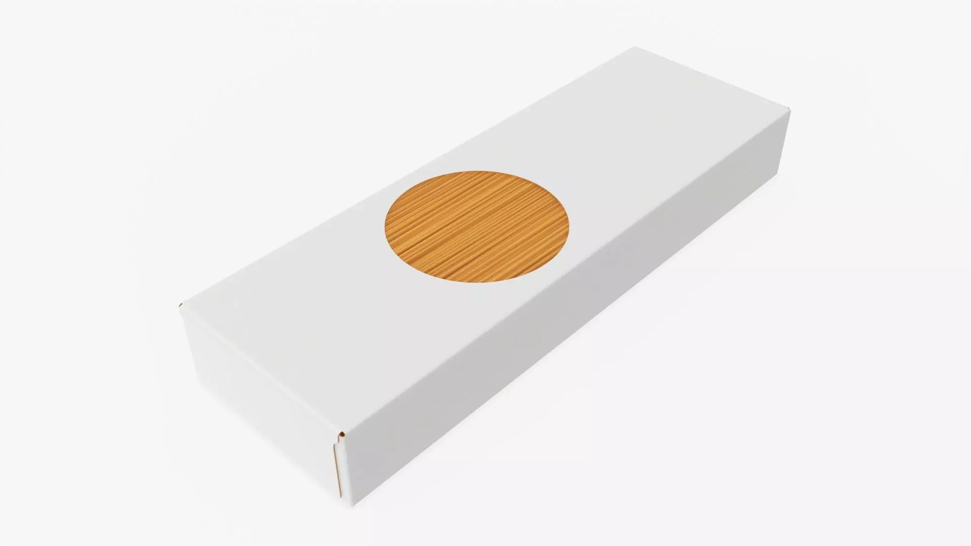 Spaghetti pasta in carboard box 01 3D model_0
