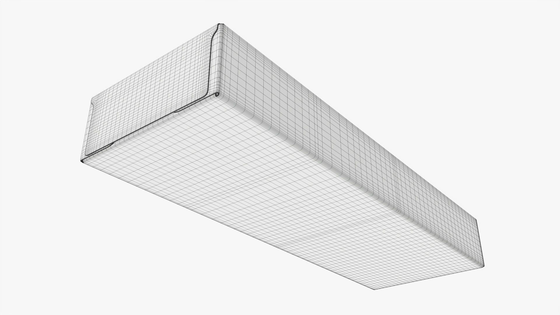 Spaghetti pasta in carboard box 01 3D model_9