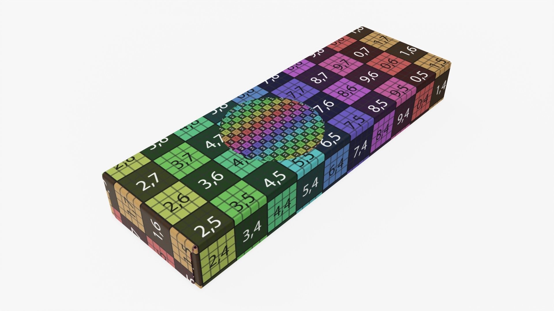 Spaghetti pasta in carboard box 01 3D model_13