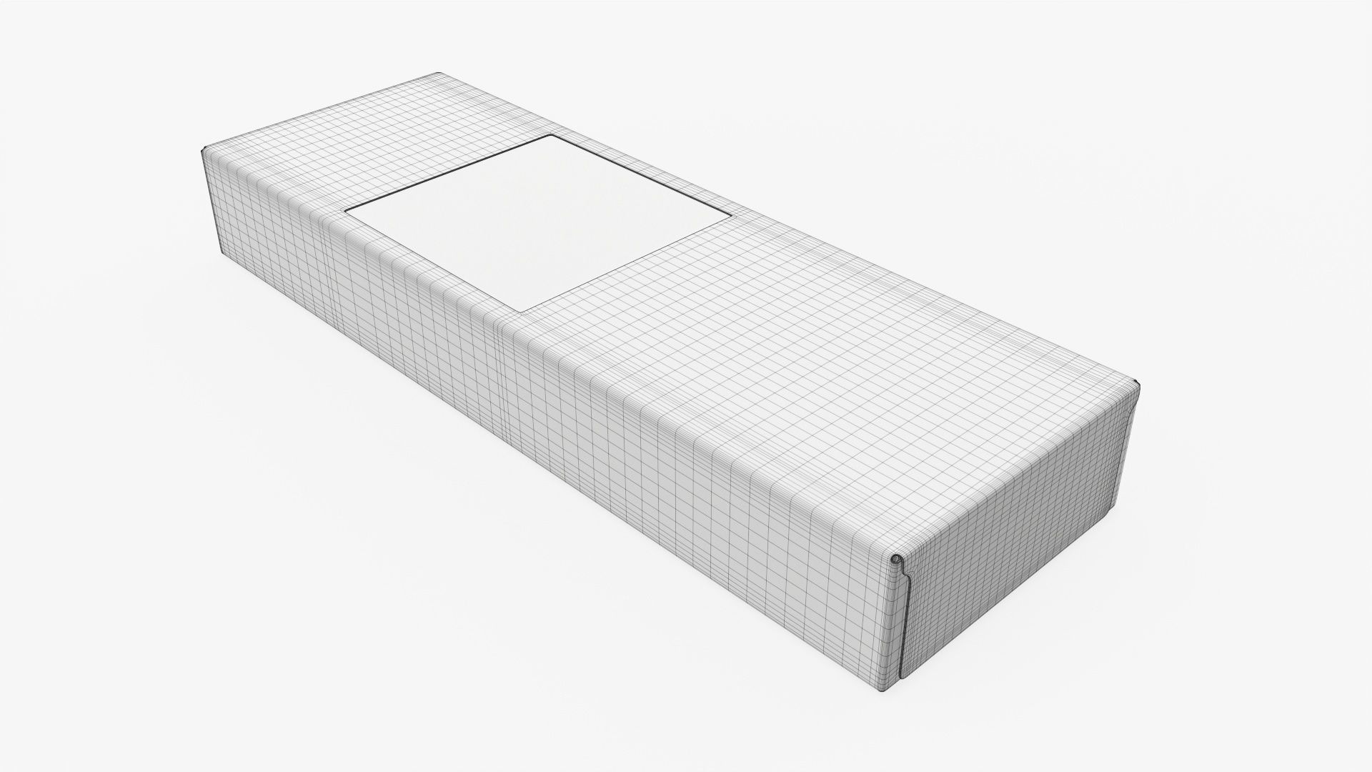 Spaghetti pasta in carboard box 02 3D model_8