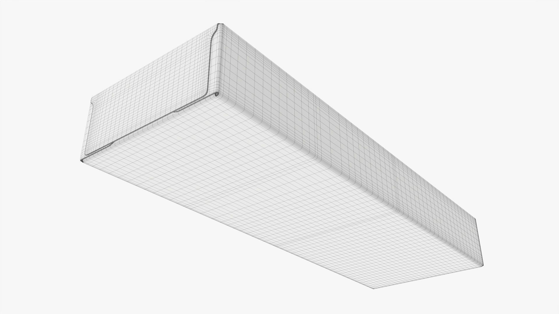 Spaghetti pasta in carboard box 02 3D model_9