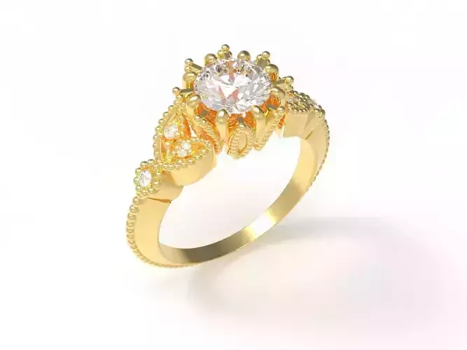 lace ring 3D print model