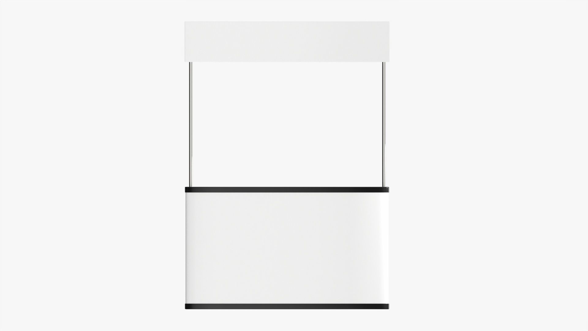 Promo stand large mockup 3D model_3