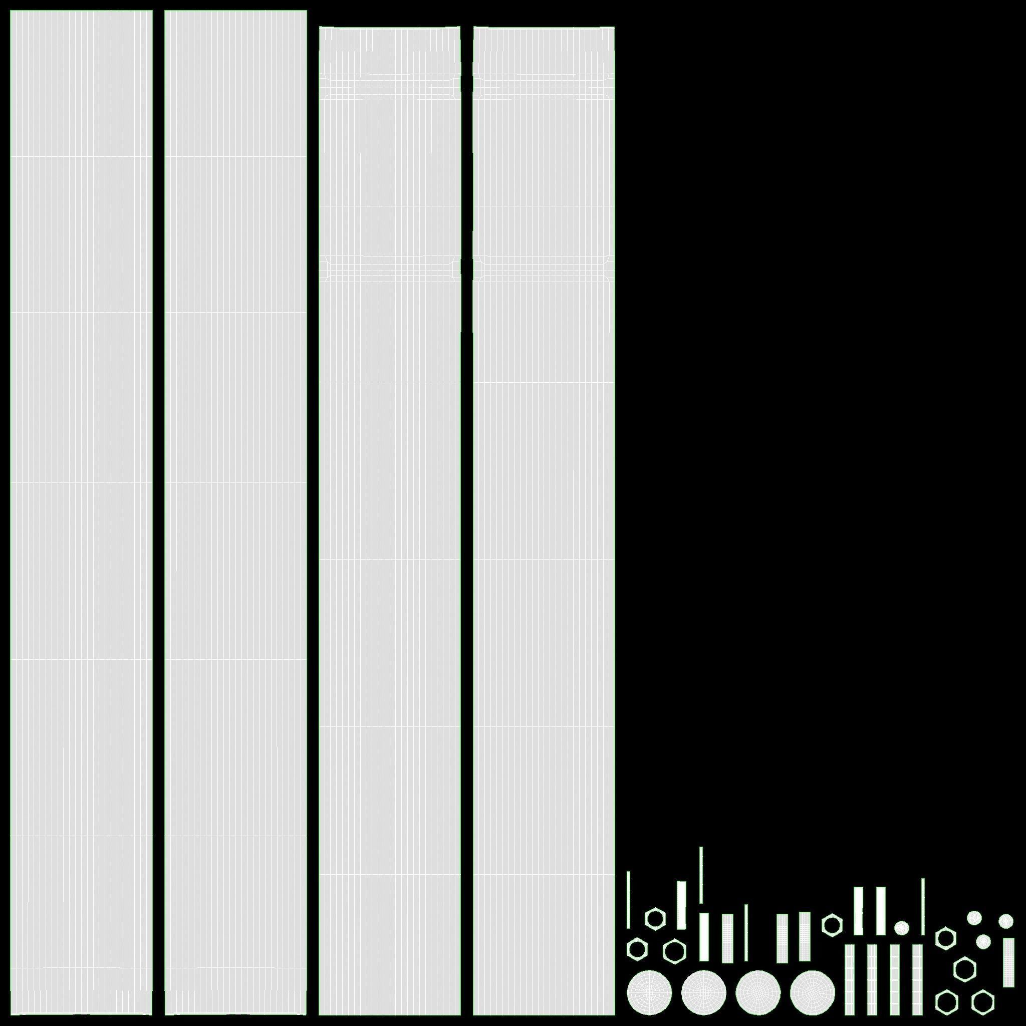 Promo stand large mockup 3D model_12