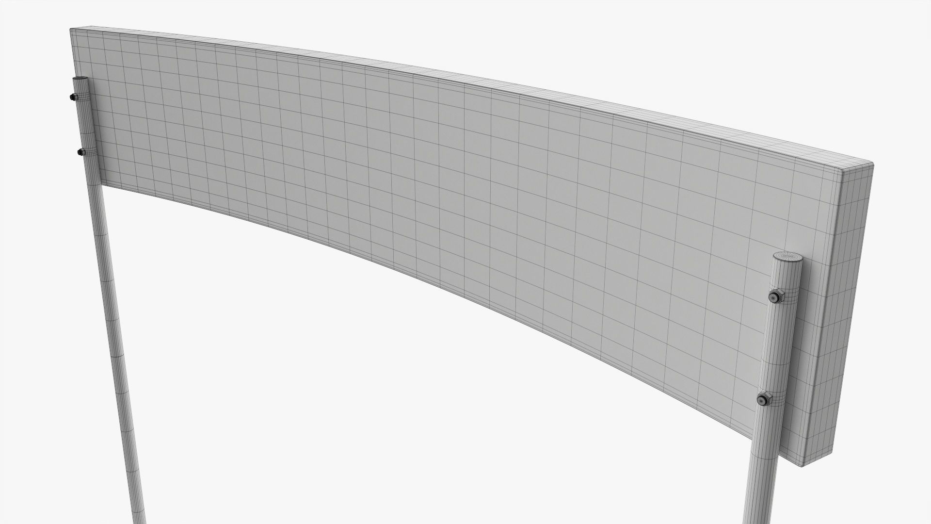 Promo stand large mockup 3D model_8